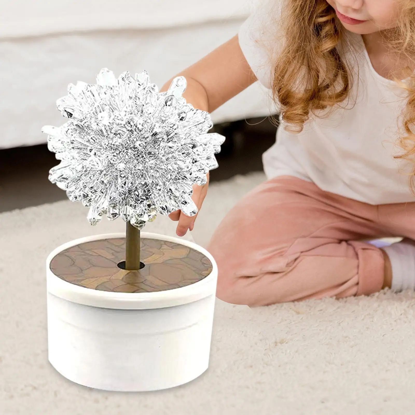 Crystal Trees Growing Kit Educational Toy Science Project Kits for Toddlers Kid Teenagers Boys Girls