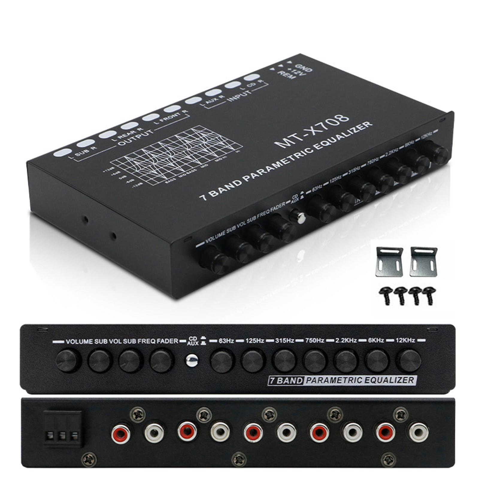 Title 1, 7 Band Equalizer Car Audio 12V with CD AUX Inpu...