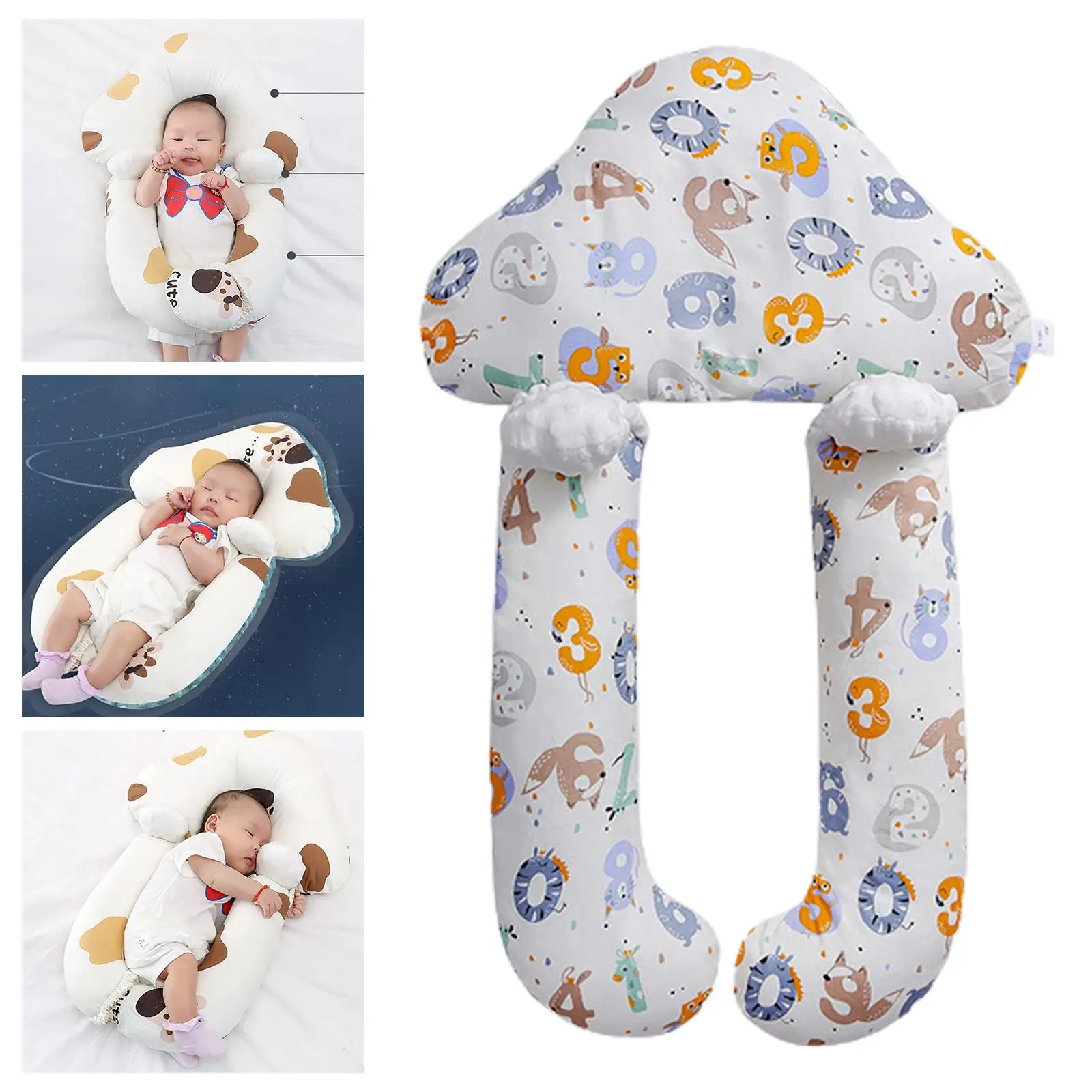 Soft Sleeping Pillow Comfortable Breathable for Girls Newborn Sleeping