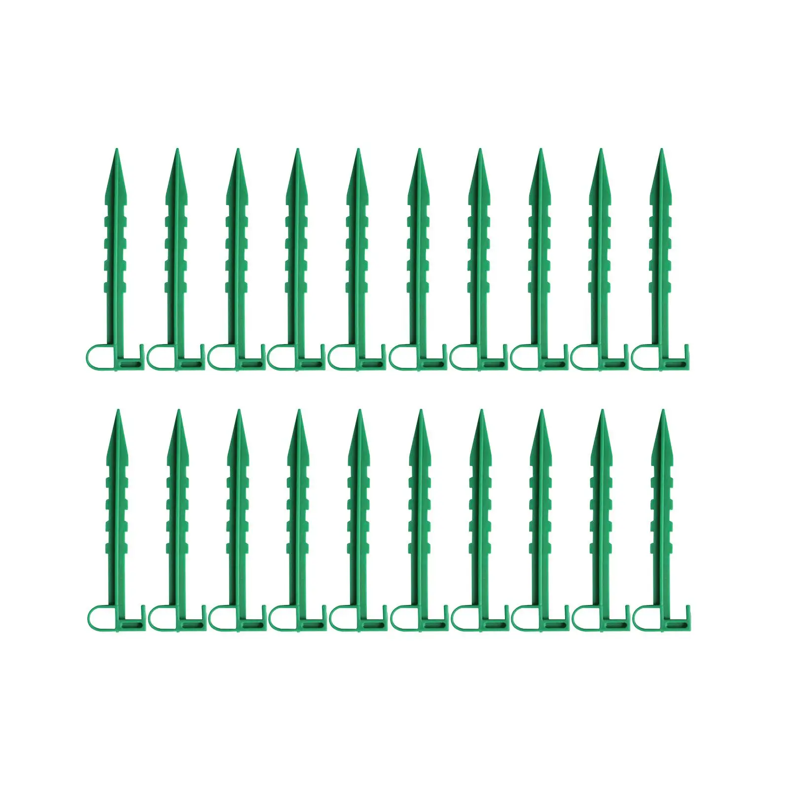 20x Garden Stakes Ground Stakes Fixed Fences Landscape Stakes for Fabric Lawn Edging Tents Securing Keeping Garden Netting Down