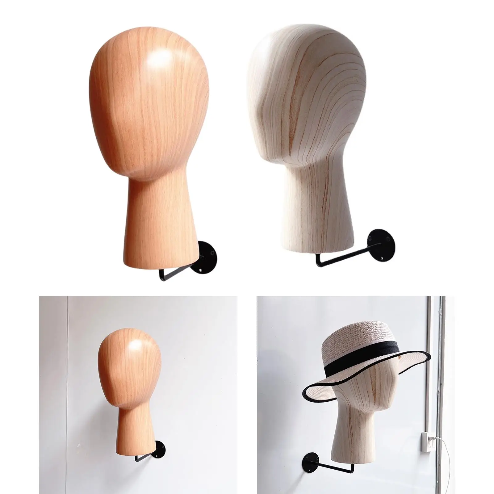 Mannequin Head Model Display Hair Hats Hairpieces Hat Wig Display Stand Multipurpose for Beginner Shopping Mall Barbershop