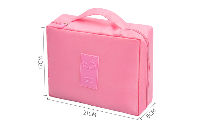 Designer Luxury Portable Cosmetic Storage Bag Makeup Pouch Women Large Multi-compartment Travel Wash Toilet Bathroom Organizers
