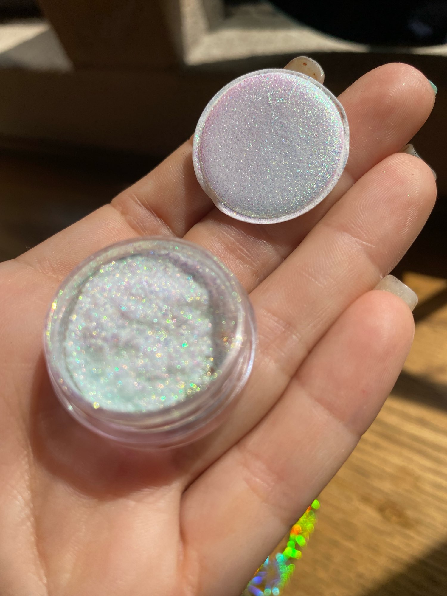 Best of 0.2g / jar Aurora Chrome Unicorn Nail Pigment Rainbow Mirror Mermaid Nail Art Powder With 1-Sponge-Stick Unicorn Mirror Powder F-t Reviews & Tips