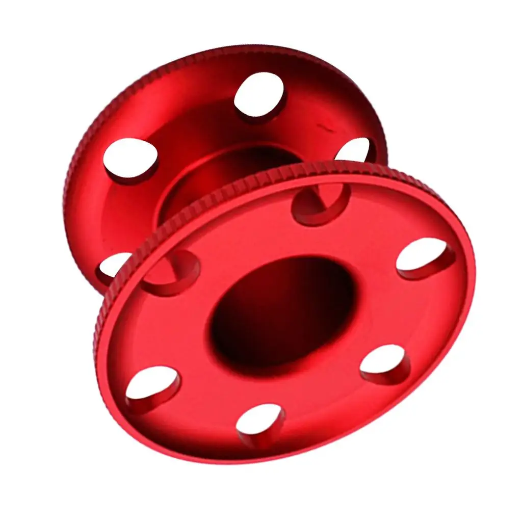 Lightweight Durable Aluminum Scuba Diving Dive Finger Spool Snorkeling Guide Line Reel for Water Sports Snorkeling Accessories