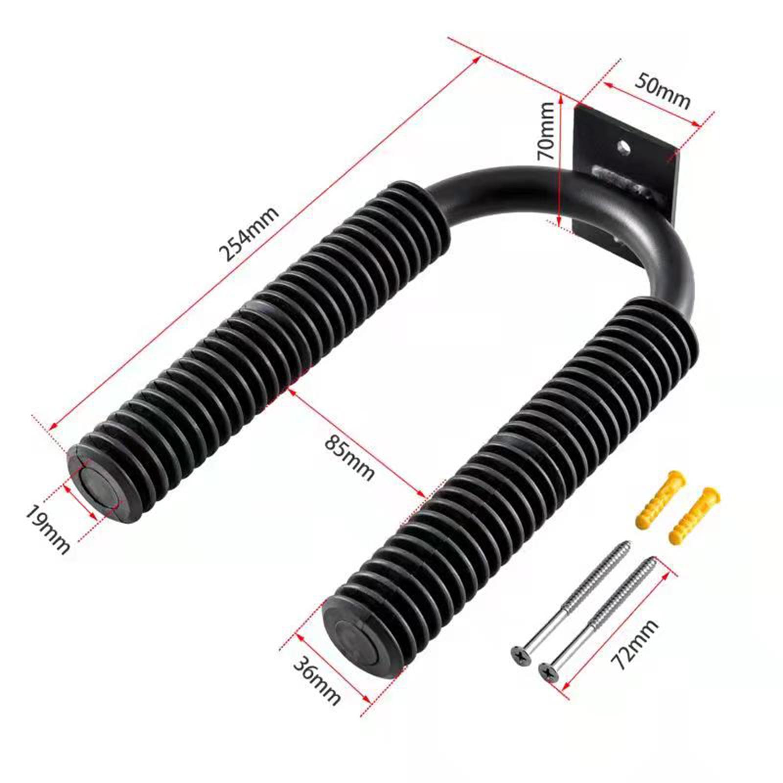 Metal Kayak Paddle Storage Rack Wall Mount Oar Storage Organization Accessories Black for Docks Sheds Indoor Garage