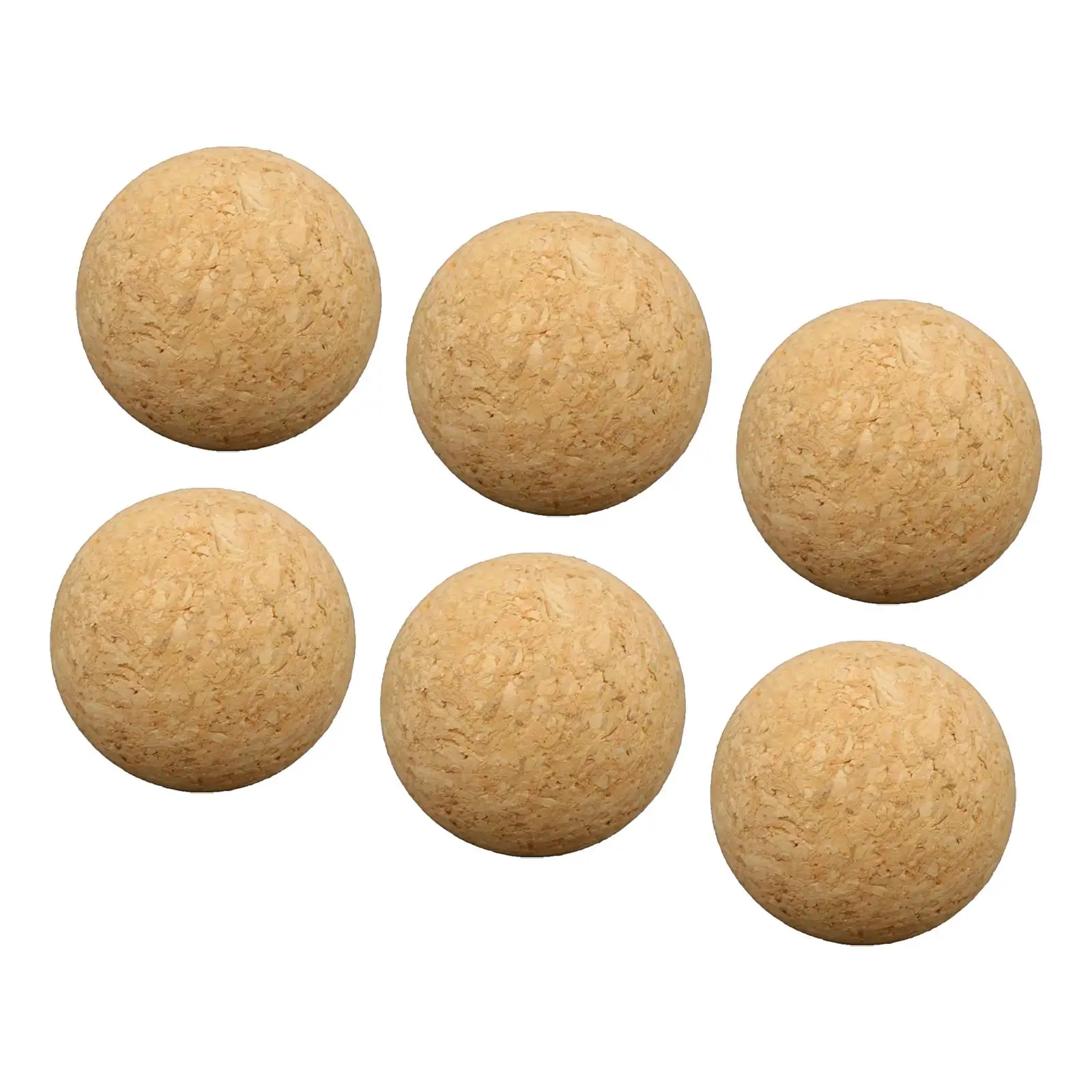 6 Pieces Table Football Cork Game Football Machine Replacement Accessories