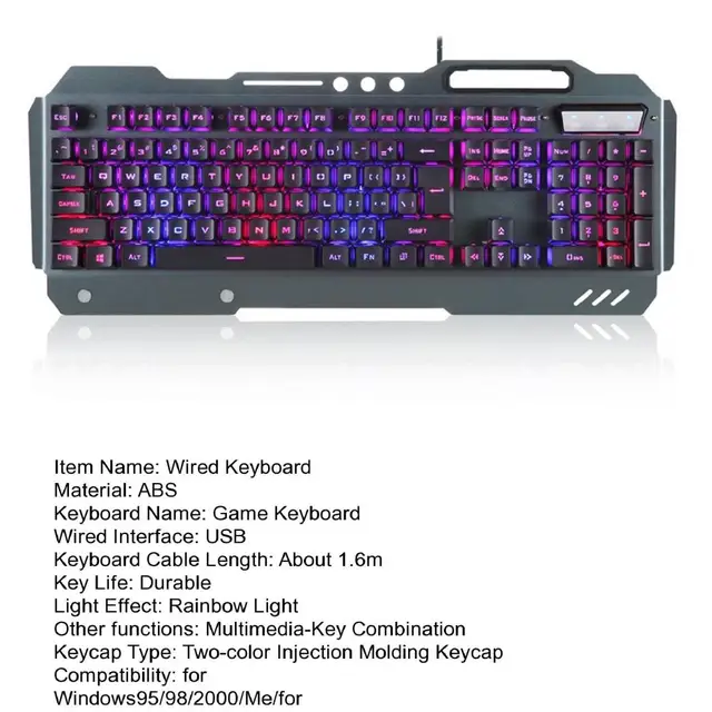 Clavier KLIM Lightning - Semi-Mécanique avec Rétroéclairage RGB