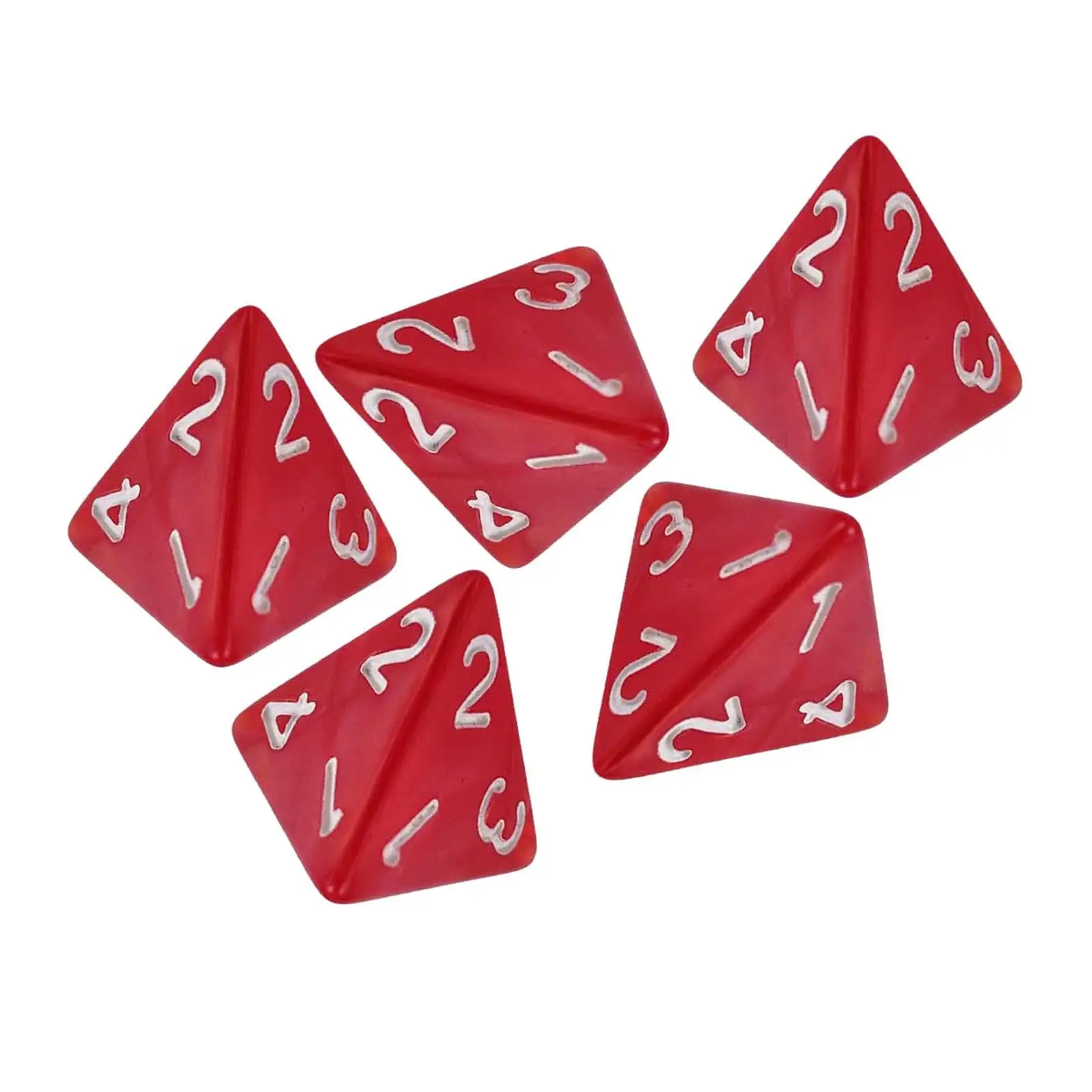 5 pieces Polyhedral Dices Multi Sided Game Dices for Party KTV Table Game