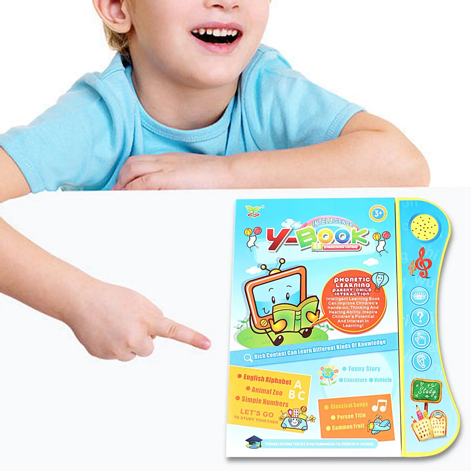Learn english, Interactive Children sound book, Multipurpose Alphabet Learning English, interactive for Character Appellation
