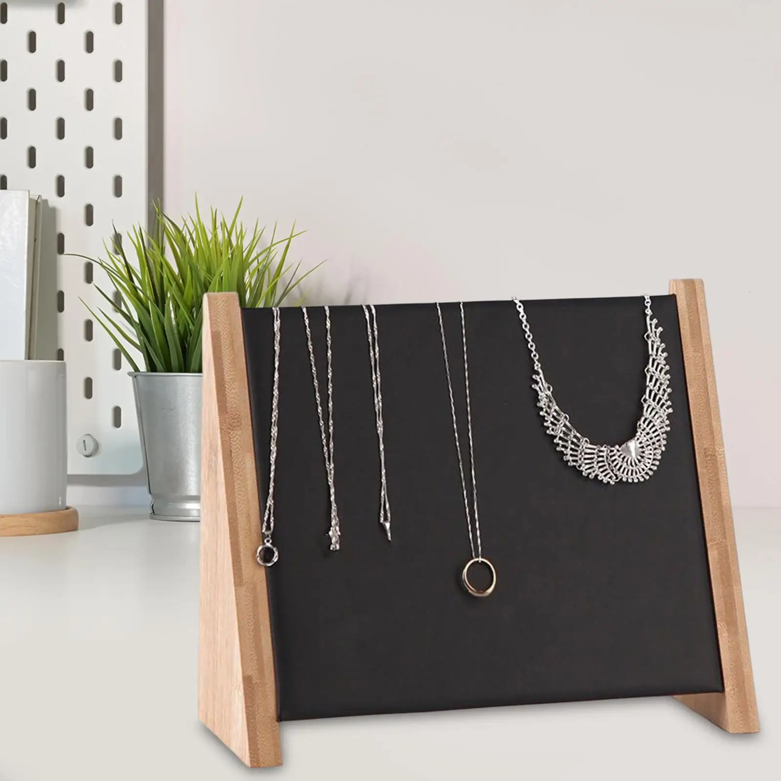 10 Hooks Pendant Necklace Display Stand Rack for Counter Selling Tabletop