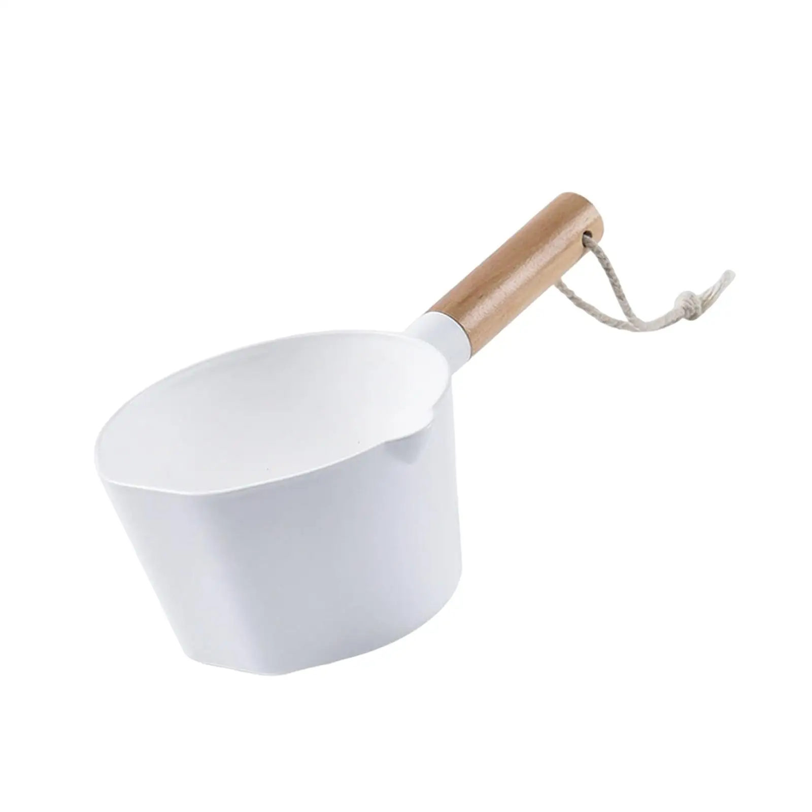 Long Handle Water Spoon Tableware Household Durable Gadget Hanging Cleaning Tool Water Ladle for Bath Shower Supplies