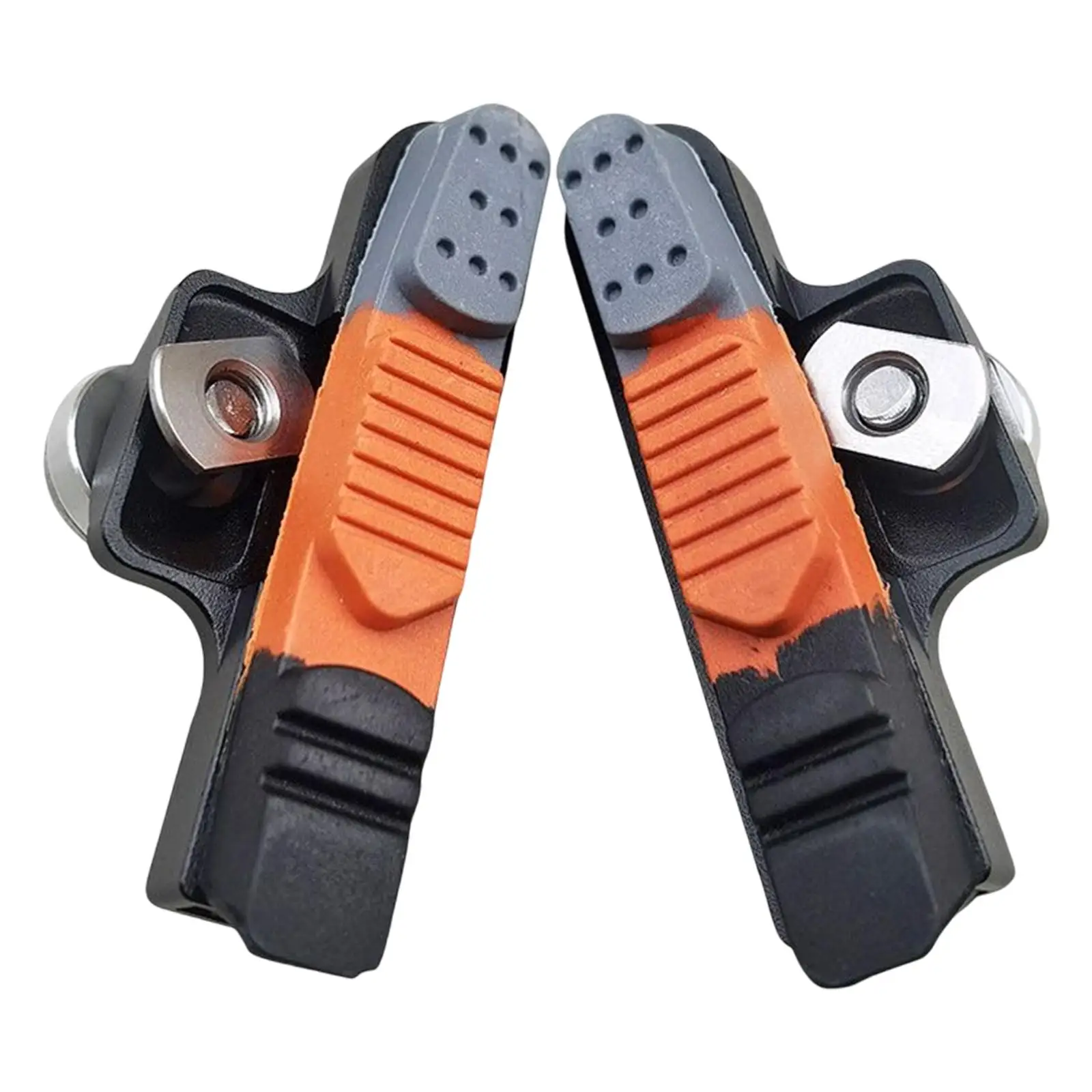 2Pcs 55 mm Brakes Pads Replacements Caliper Brake Blocks Set for Road Bikes Lightweight Durable High Performance Bicycle Parts