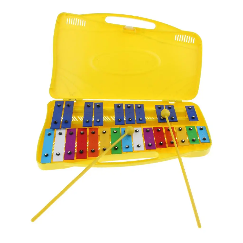 Aluminum Xylophone - Musical Toy for Children And Baby Glockenspiel with Case