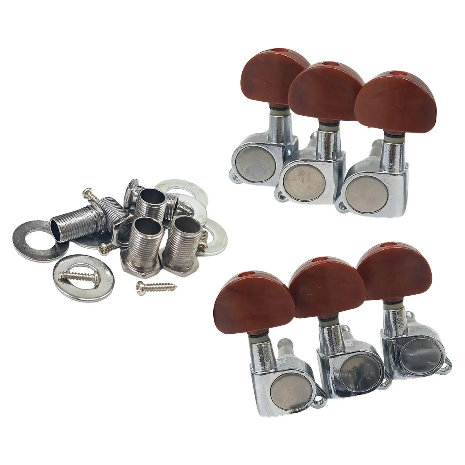 Guitar String Tuning Pegs Tuning Machines Sealed Machine Heads with Mounting