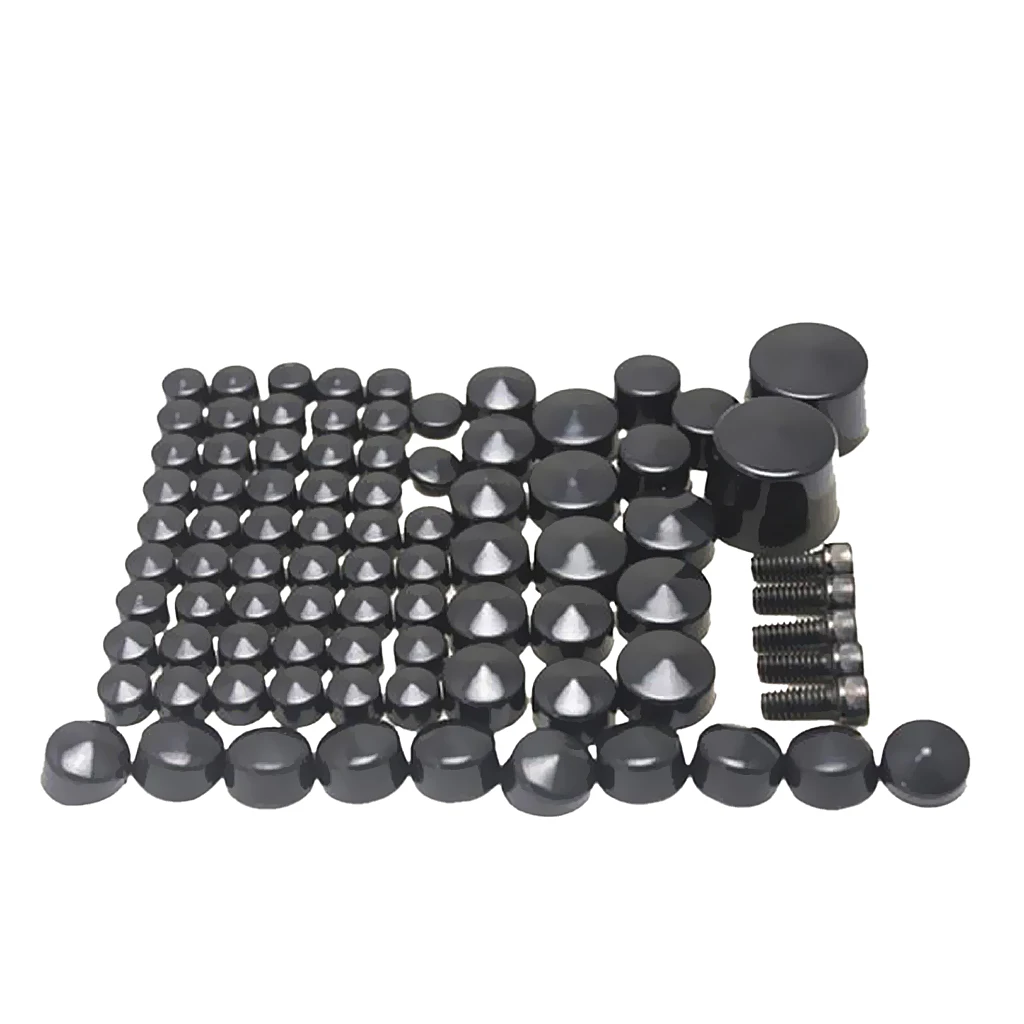 ABS Plastic Bolt Lug Nut Caps Covers Set For  Twin Cam Softail 07-2016
