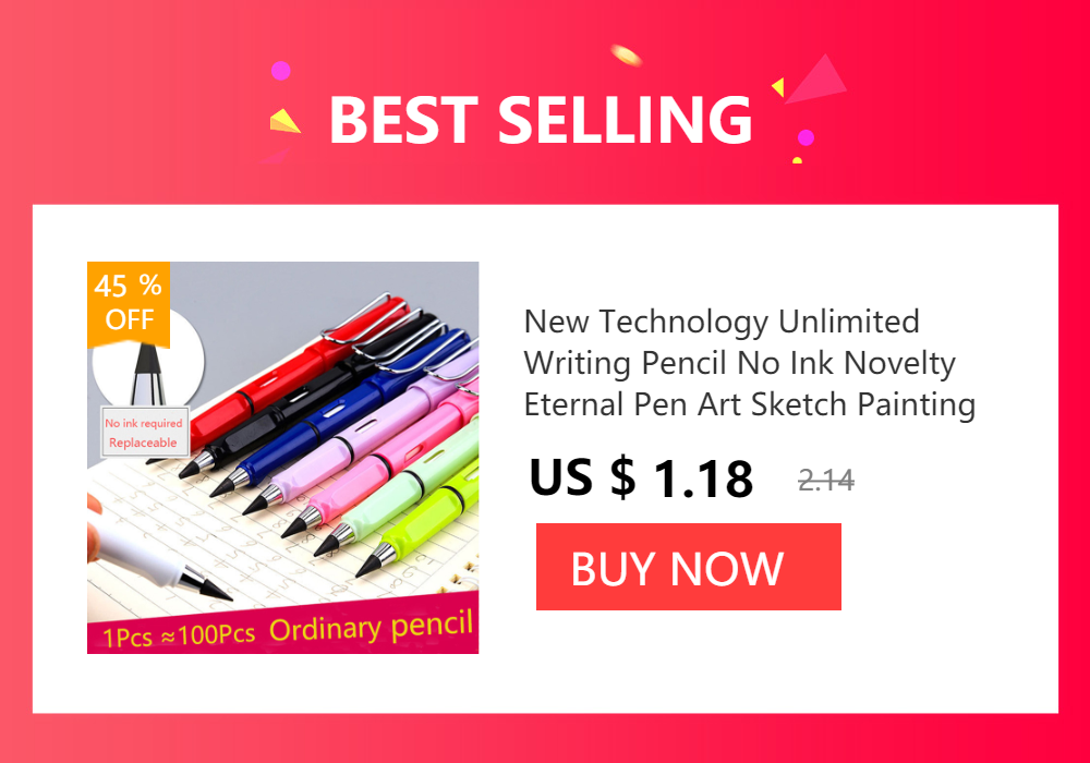 New Inkless Pencil Unlimited Writing No Ink HB Pen Sketch Painting Tool School Office Supplies Gift for Kid Stationery