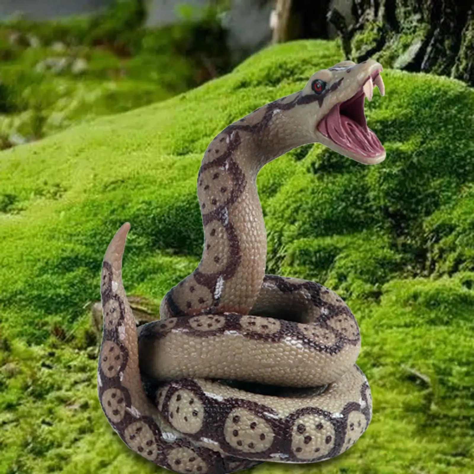 Snake Model Toy Python Model Toys Party Favor Animal Figurine Toy Horrifying