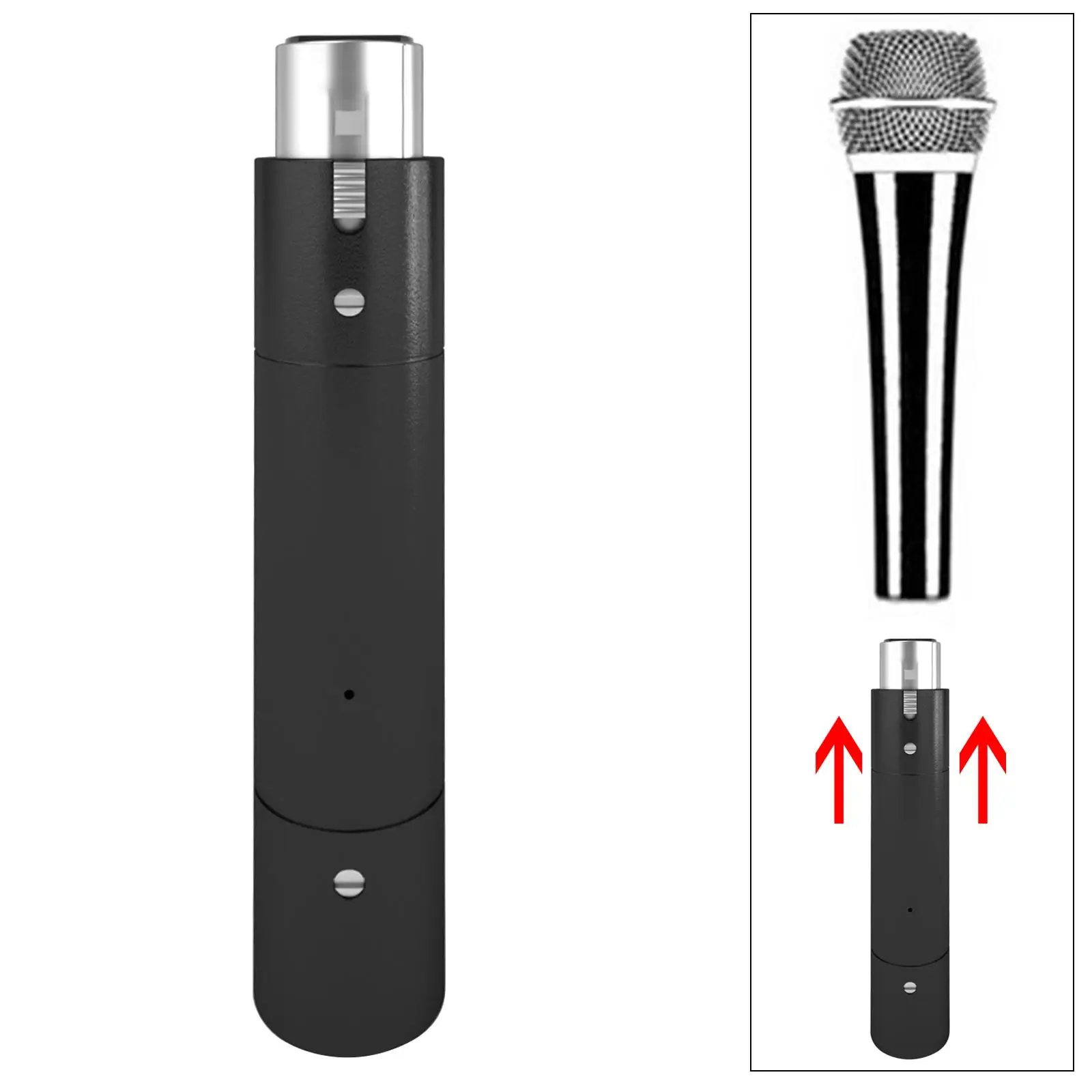 Dynamic Microphone Amplifier Low Noise Accessory Microphone Preamplifier for Studio Singing Recording DJ Party Live Performances
