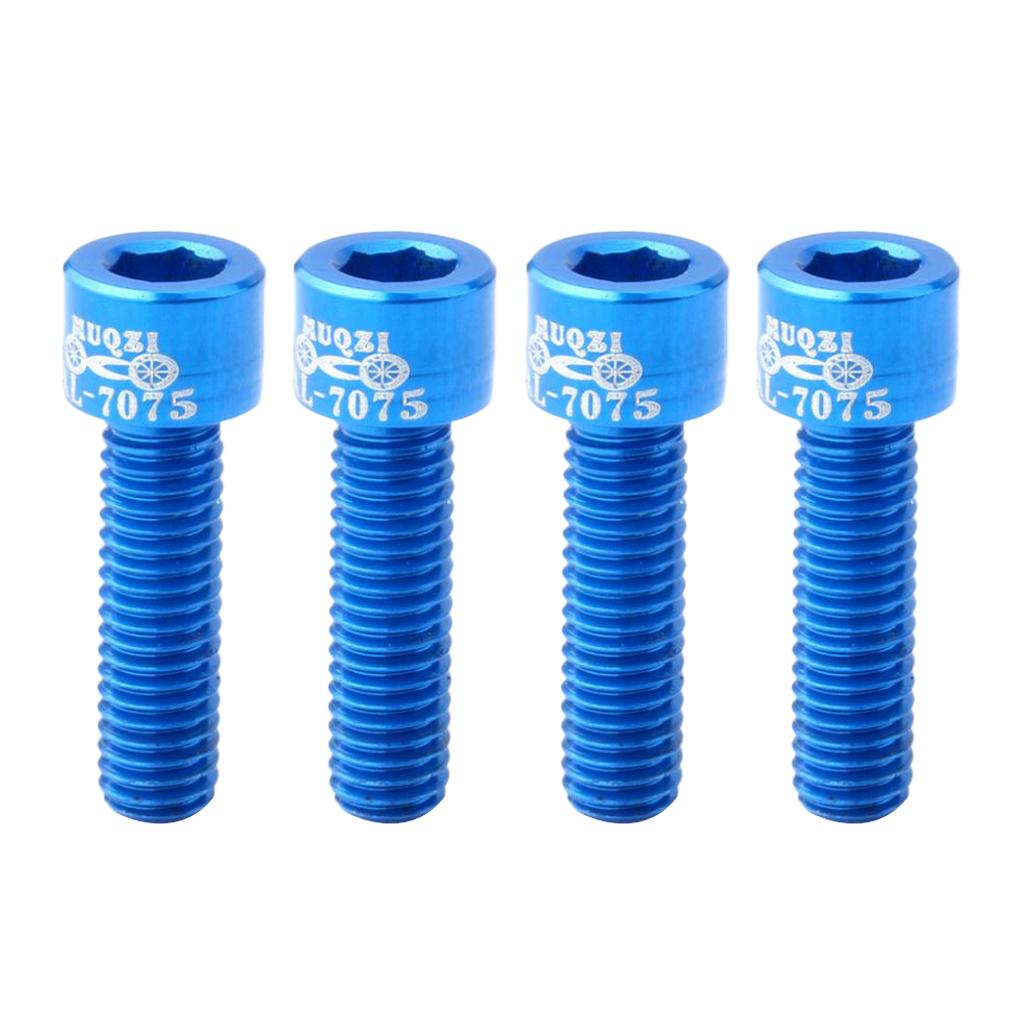 4pcs   Lightweight   Screws   High   Strength   Bolts   for   Bike   Bicycle  