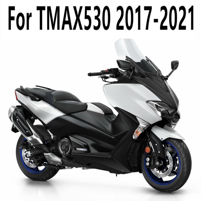  For Yamaha TMAX 530 2017 2018 TMAX530 T-MAX530 17 18 T-MAX 530  White Black Motorcycle Fairing Kit (Injection molding) : Automotive