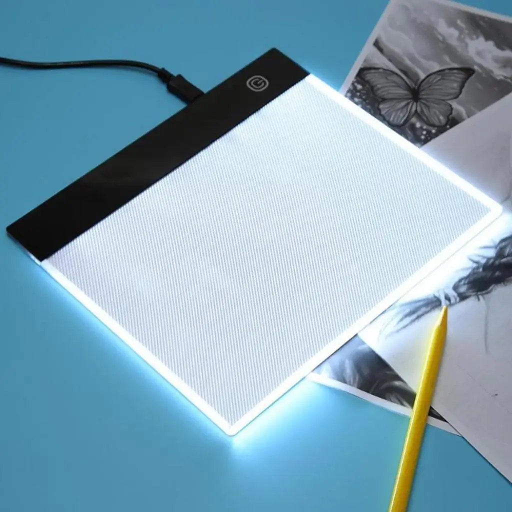 LED Drawing Board, Elevated Light Tables with USB Cable for Sketching