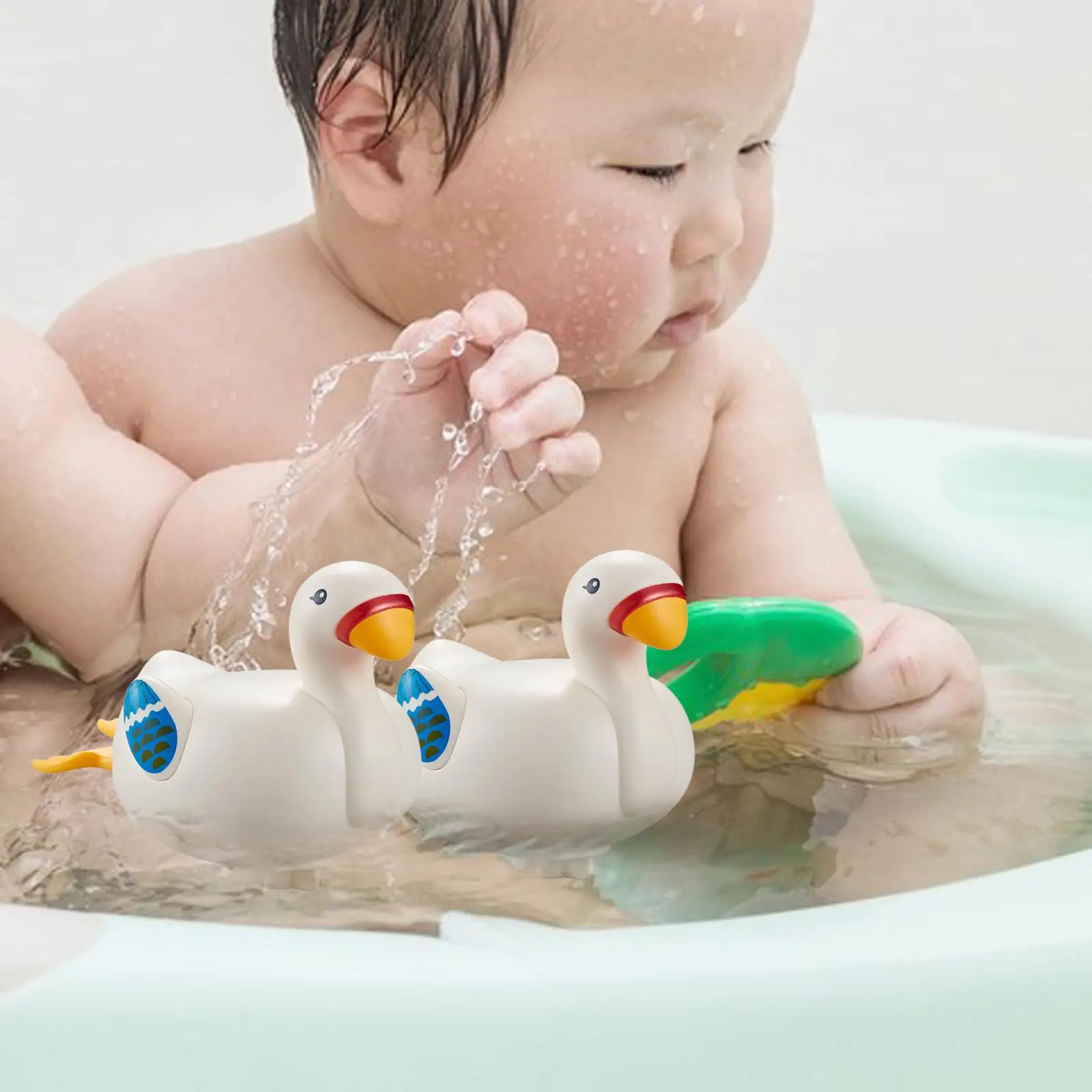 Swan Bath Toys pool Time Water Spraying bath Toy for Swimming