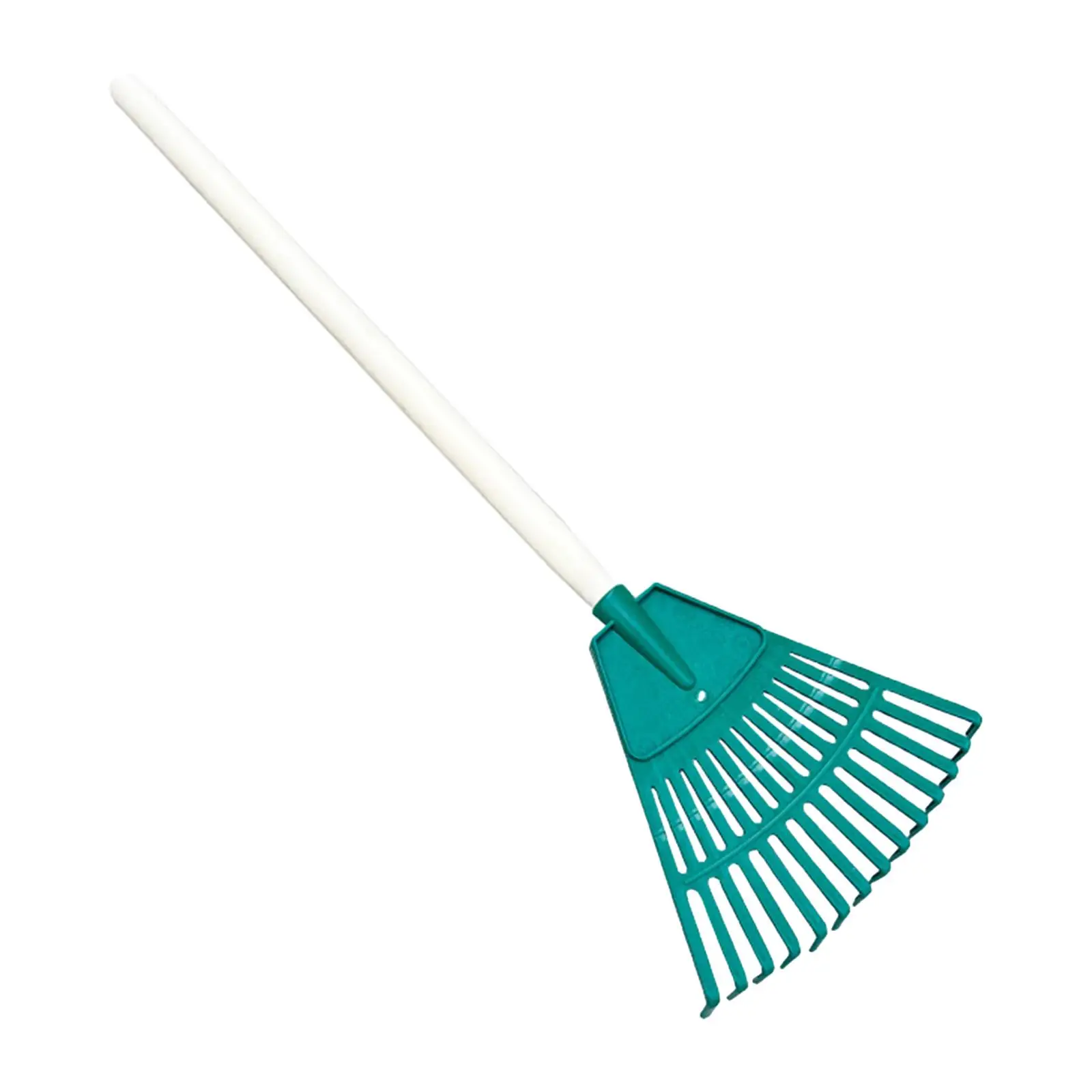 Leaf Rake Detachable Mini Easy on and Off Storage Garden Rakes for Lawns Loosening Soil Grass Grooming Clean up of Plants Yard
