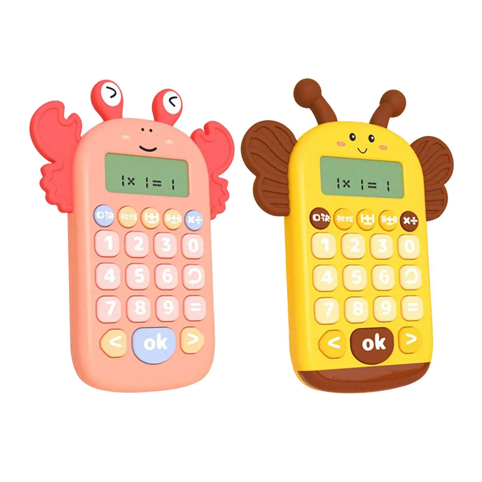 Portable Math Calculators Early Math Addition Subtraction Multiplication Division for Classroom, Student, School, Students Gifts