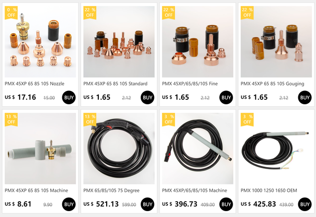 Plasma Cutting Torch Torc | Kemao | Welding Nozzles - 45xp