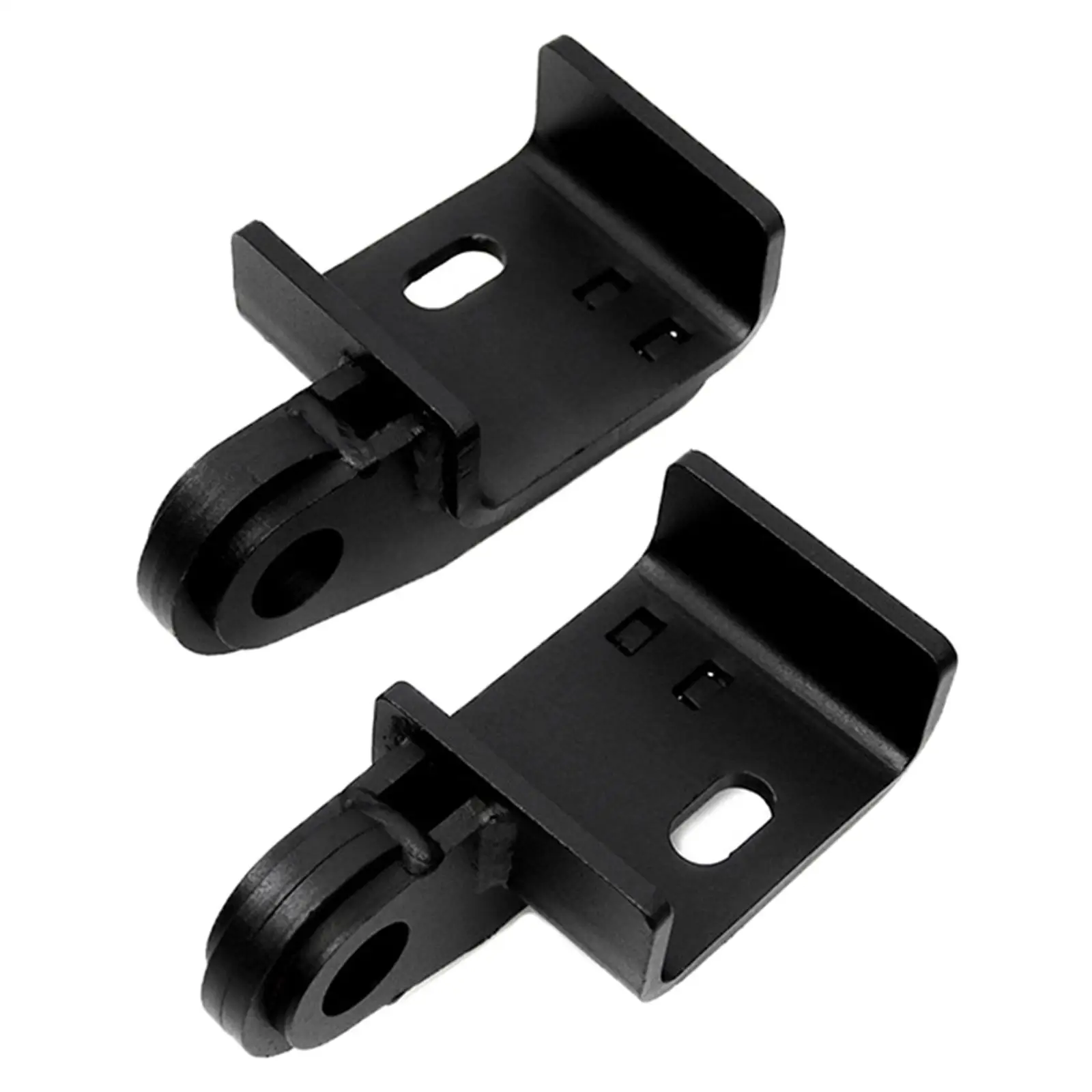 2x Auto Front Tow Hook Mounting Bracket Front Bumper Relocator Mount Adapter D Ring Shackle Bracket for Metal Sturdy