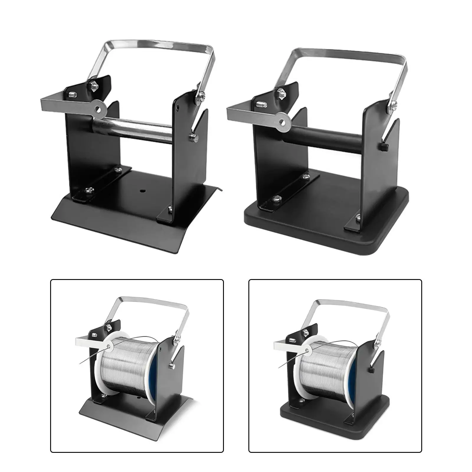 Metal Soldering Wire Stand Holder Professional Metal Wire Frame Stand Portable Electric Welding Tool for Production Line