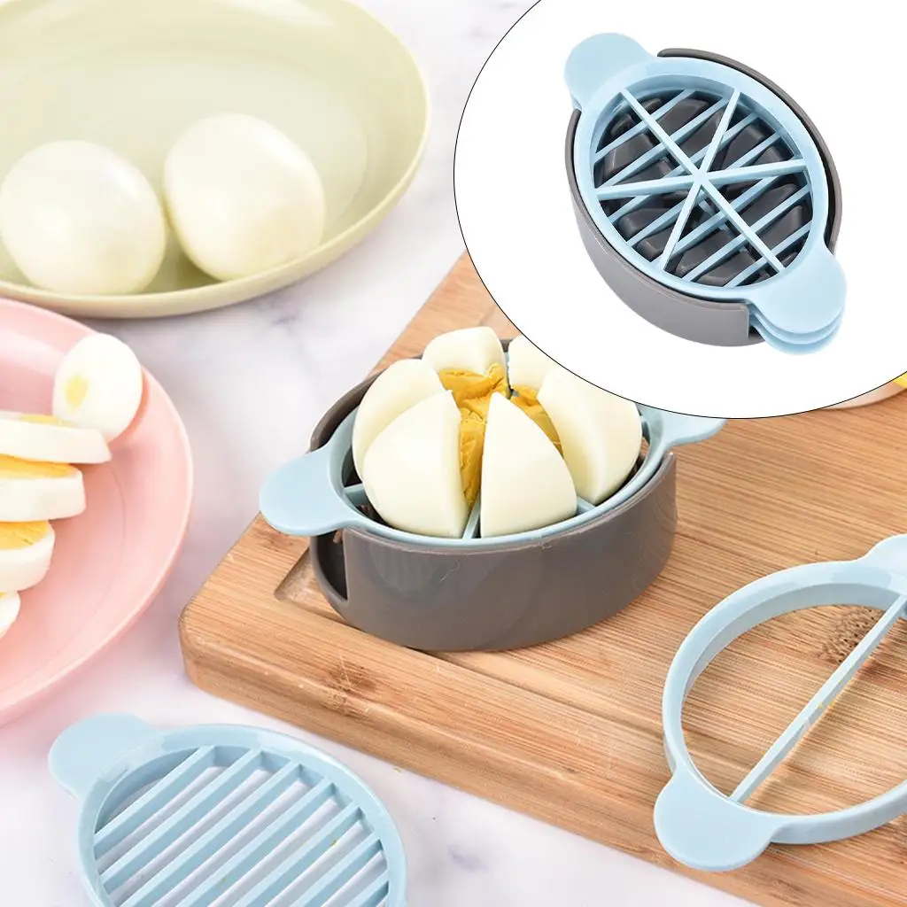 Egg Multifunctional Oval Slicing Durable Cutting Plastic Food Accessories Cutter for Cooking restaurant house Preserved Egg