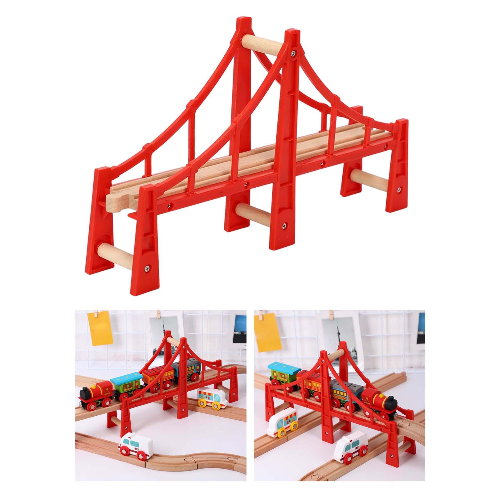 Train Track Set Accessories Bridge Railway Track Play Set for Party Favors