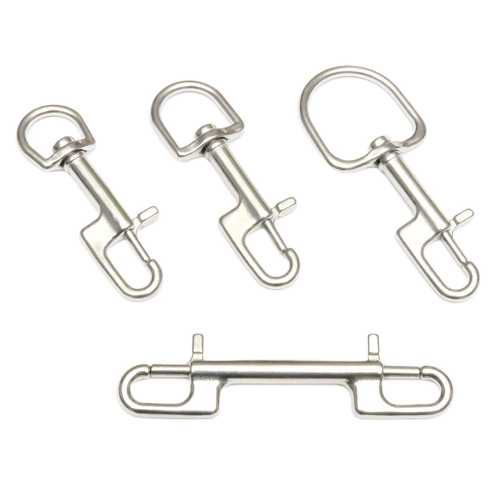 316 Stainless Steel Swivel Eye Bolt Snap Hook Diving Buckle For Dog Leash Marine Scuba Diving Accessories