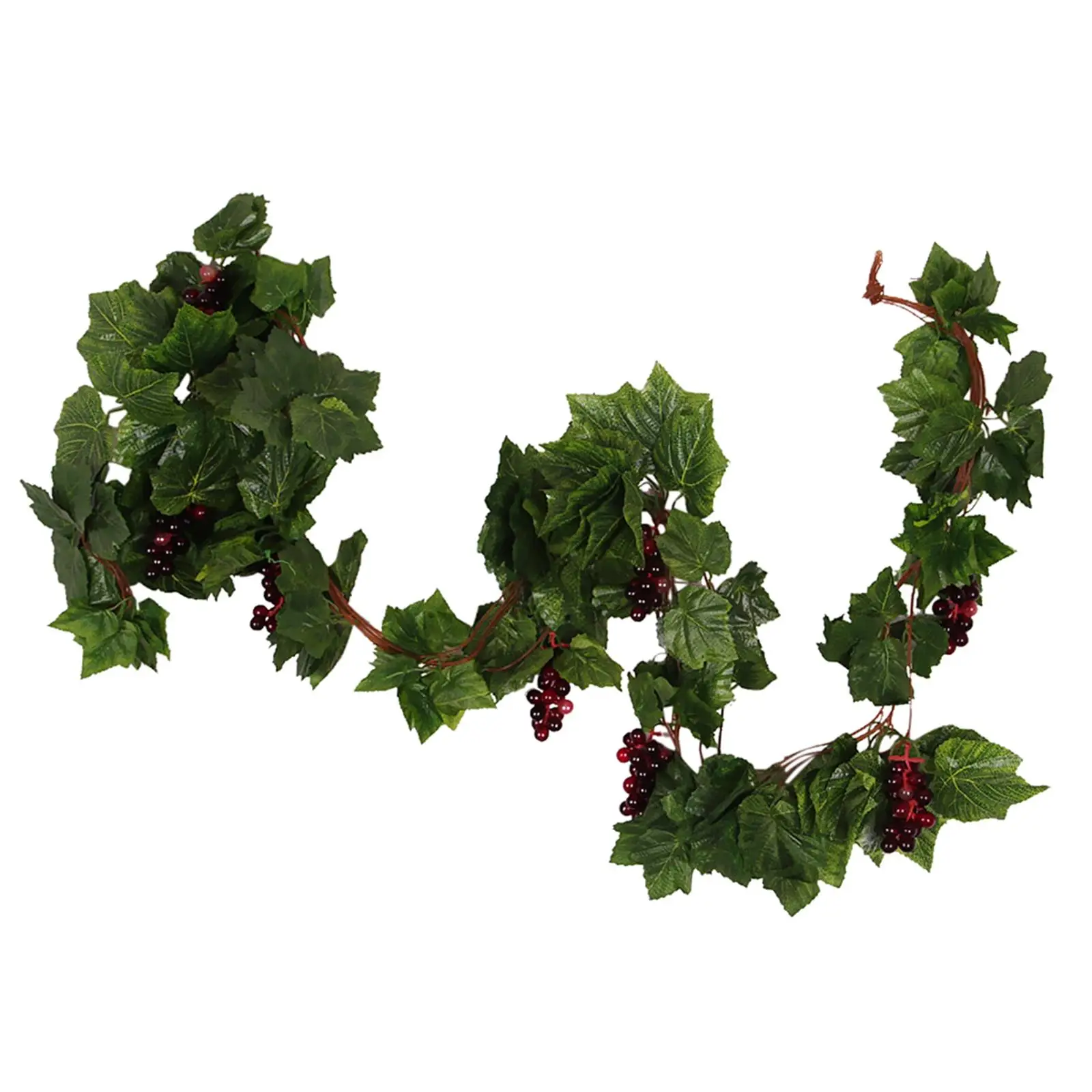 Artificial Plants Flowers Hanging Ivy Grape  Foliage With Grape