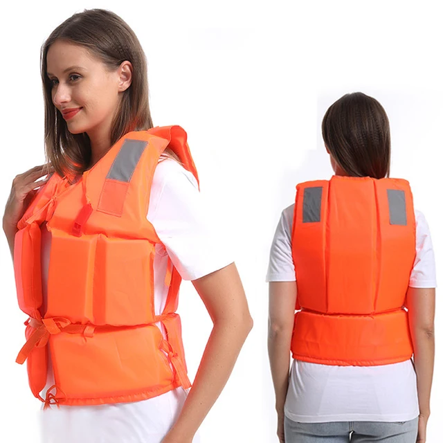 New Orange Adult Childen Foam Flotation Swimming Life Jacket Vest With  Whistle Boats Fishing Vest Swimming Drifting Vest - Life Vest - AliExpress