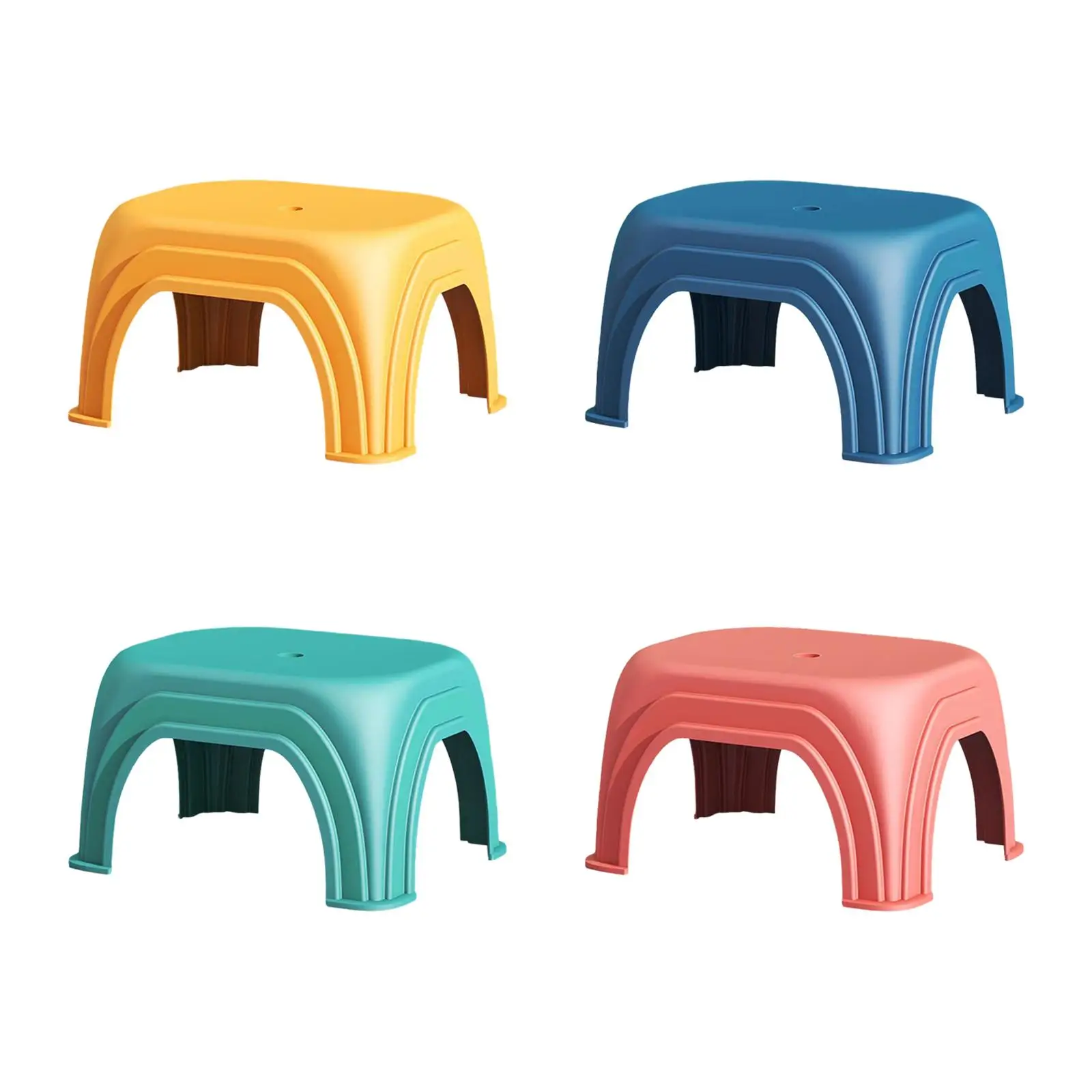 Bathroom Stool Shoe Changing Stool for Kids Adults Portable Step Stool Non Slip Foot Stool for Home Kitchen Bedroom Laundry