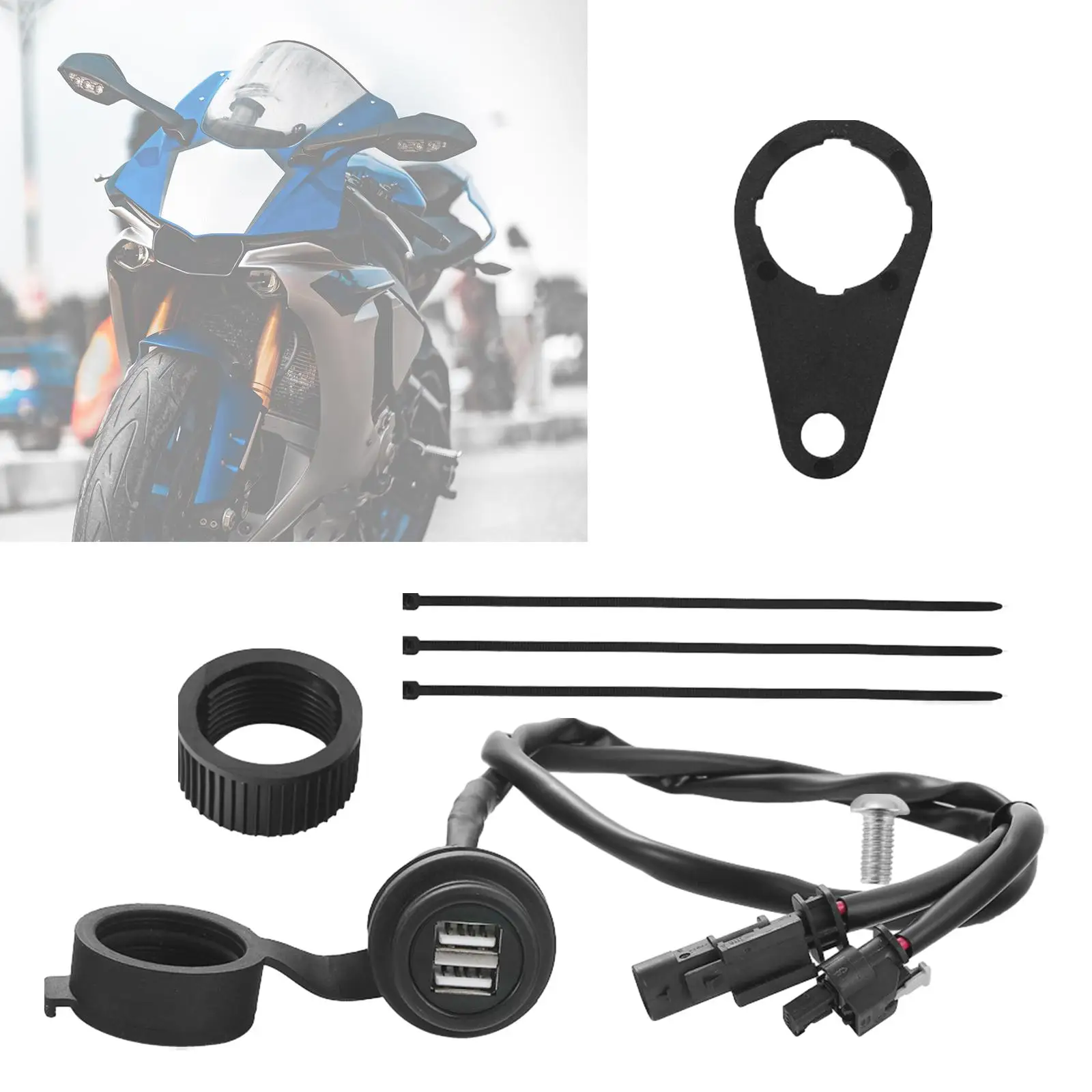 Motorcycle USB Charger Plug Base Motorcycle Accessories for BMW F700GS