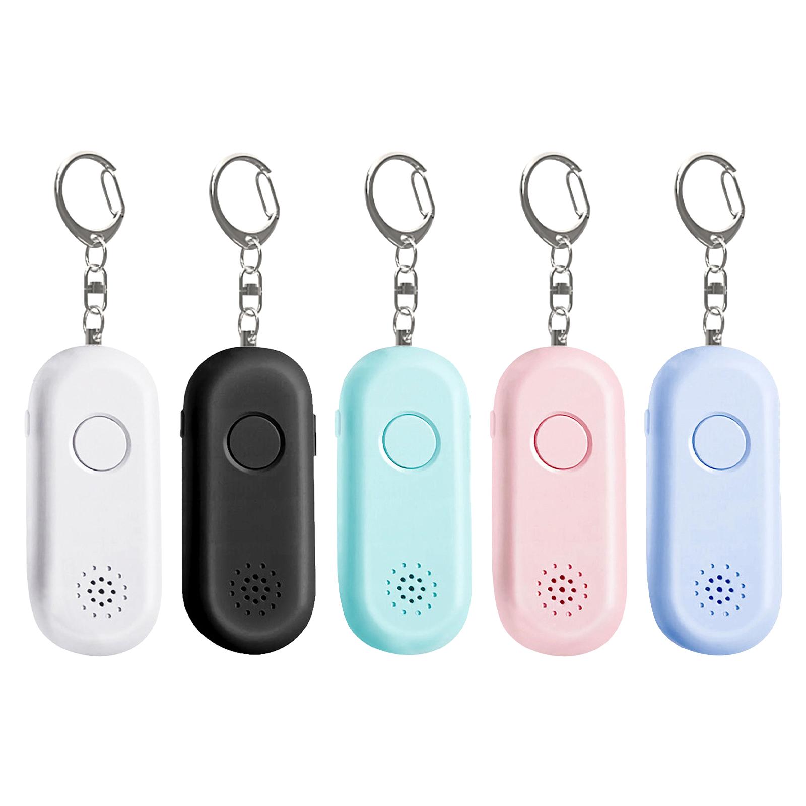 Mini Alarm Keychain Personal Safety Protective Rechargeable Security Alarm for Backpacking Travelling Elderly Emergency Girls