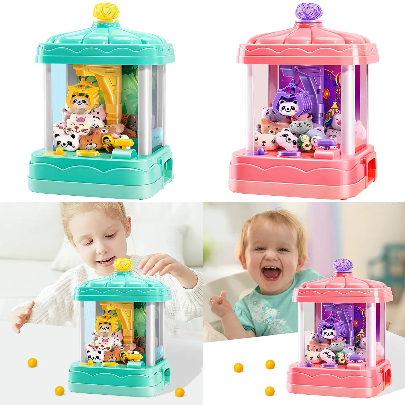 Children Claw Machine Doll Machine for Children`s Birthday Party Have Fun