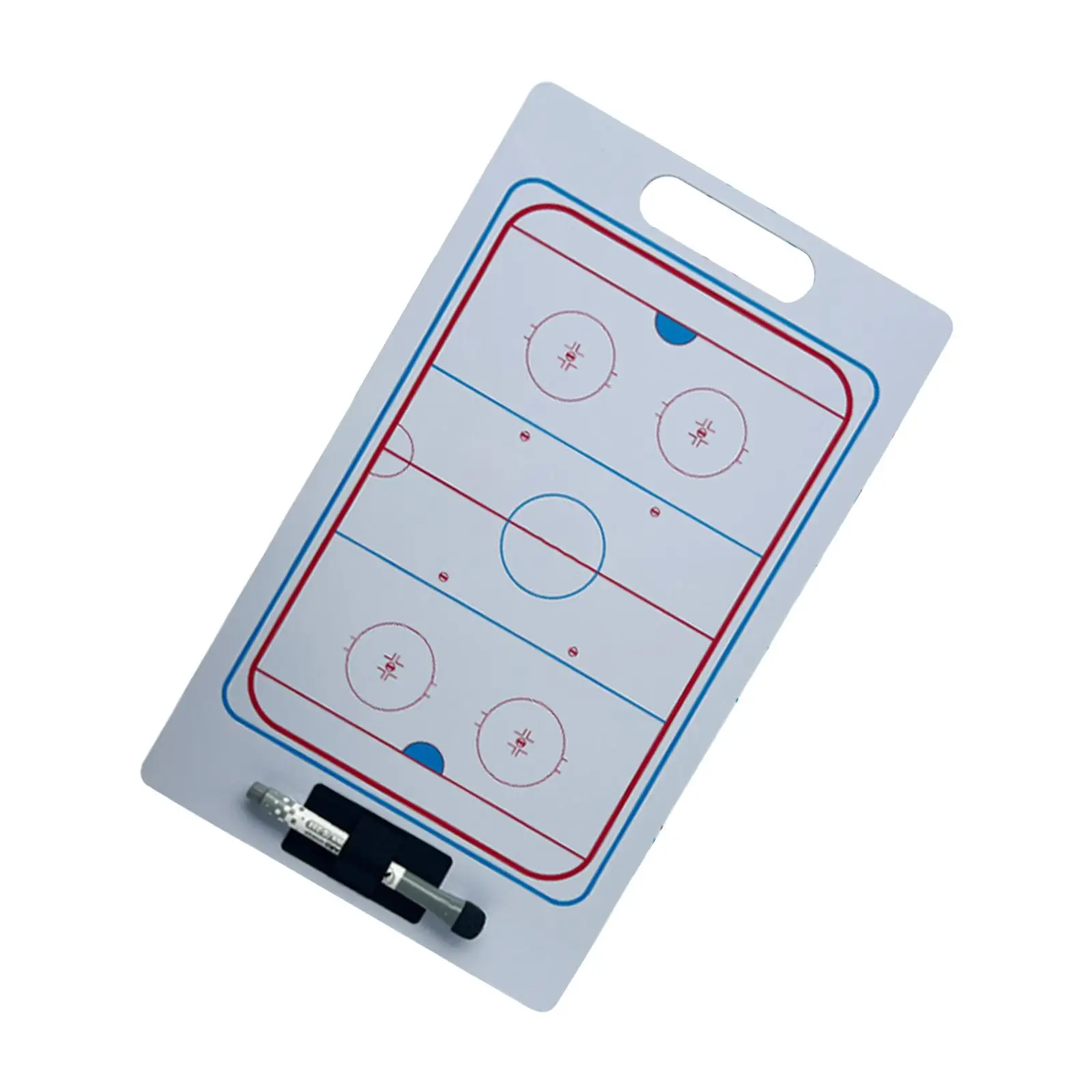 Ice Hockey Tactic Coaching Boards Training Aid Soccer Coaches Practice Board Training Equipment Strategy Tactic Clipboard