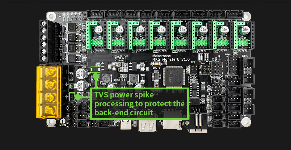 Mks monster 8. Makerbase MKS monster8 v2.0.