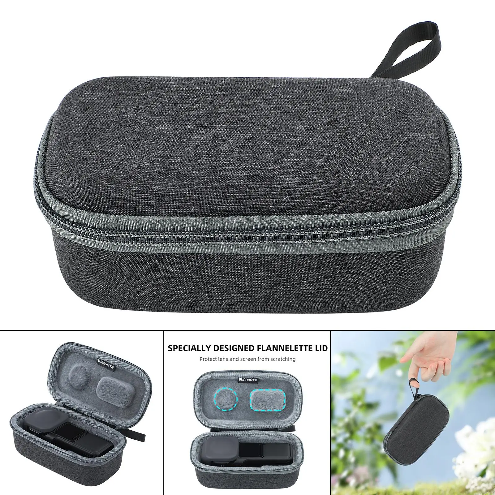 Carrying Case Storage Handbag Handbag Scratch Resistant Compression with Handle Portable Organizer for Insta360One RS