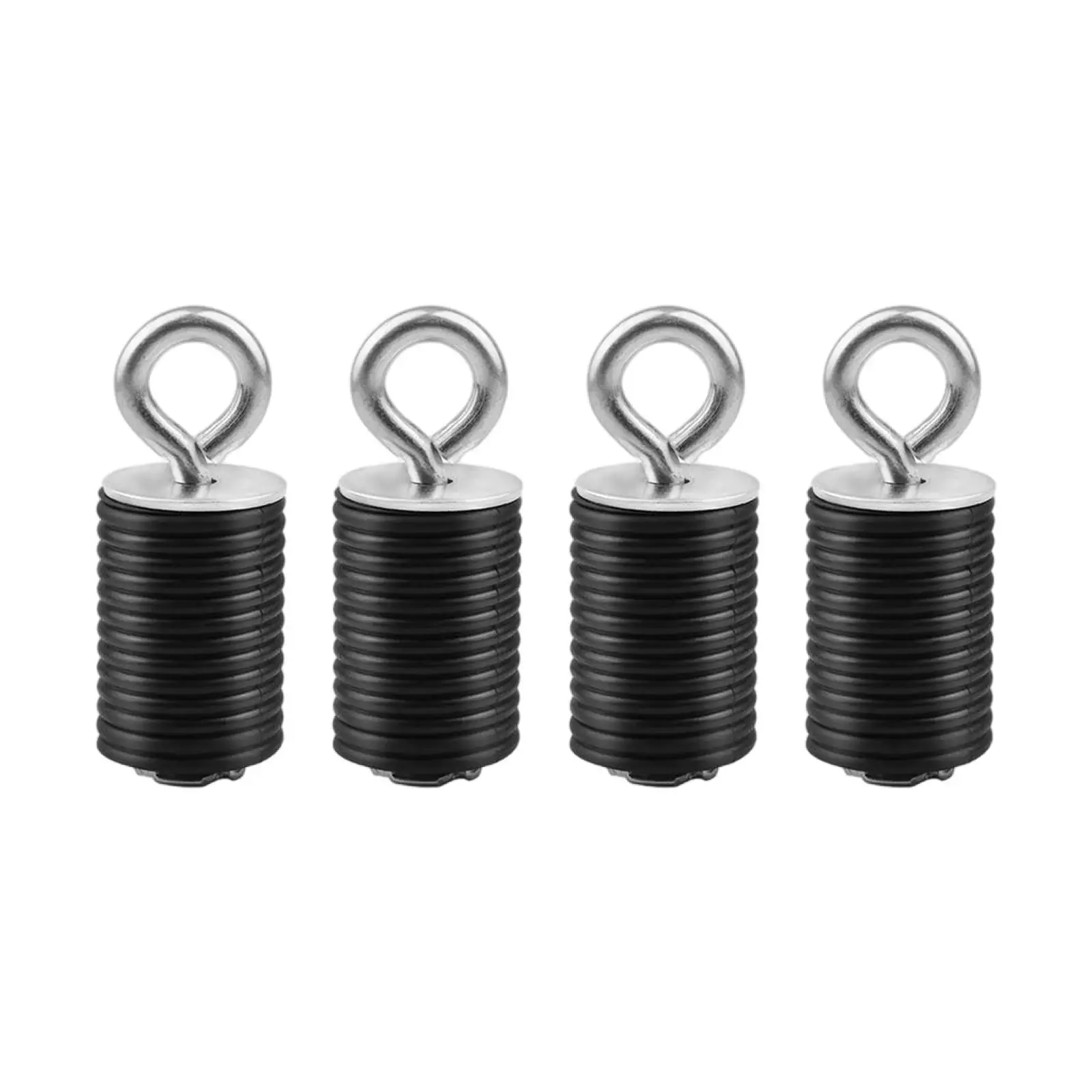 4 Pieces Tie Down Anchors Black Bed Anchors Fits for Polaris Ranger Parts Replace