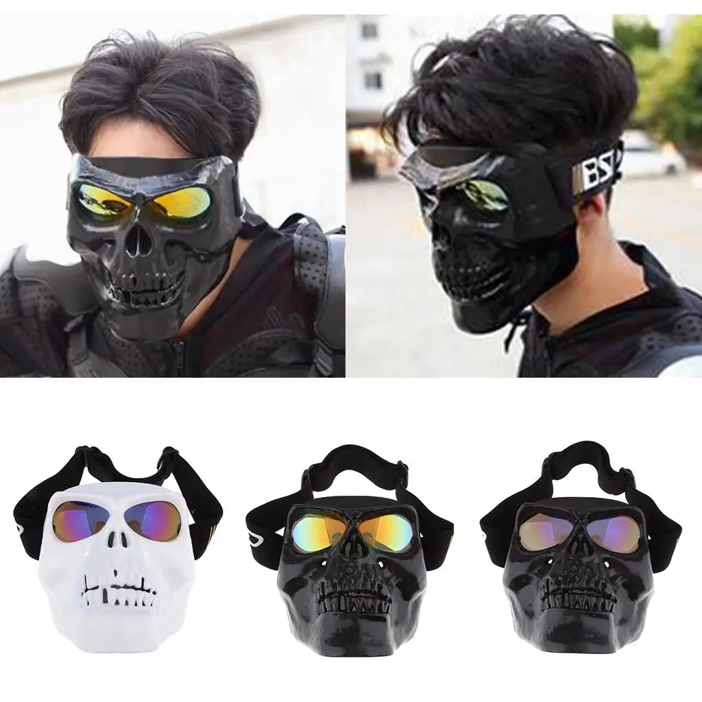 3x Motorbike Goggles   Motocross Skull Windproof Glasses