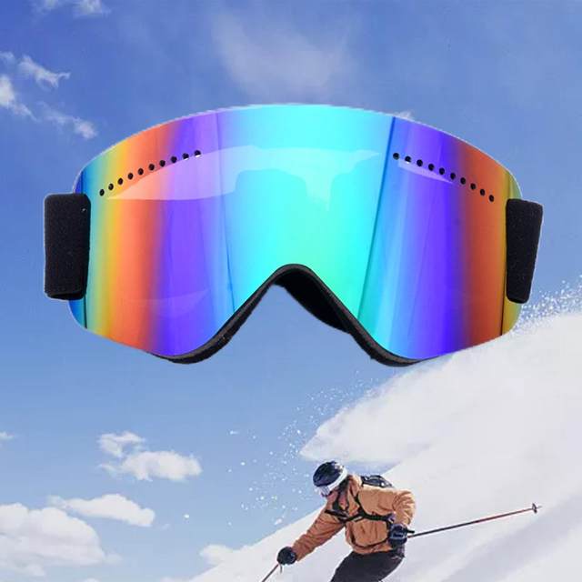 Ski Goggles, Snowboard Goggles Anti-Fog UV  Snow Goggles for Men,  Youth