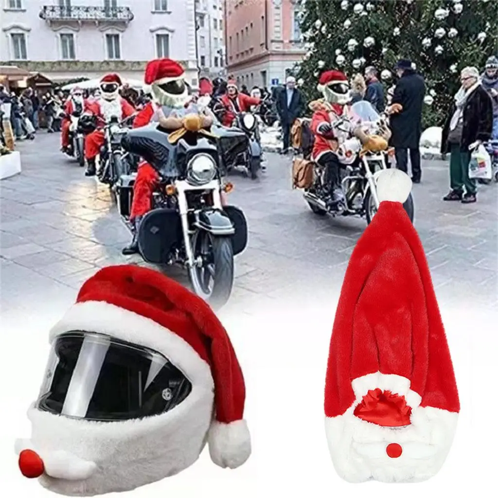 Motorbike Helmet Cover  Fun Rides and Gifts Plush Funny     Full   Cosplay