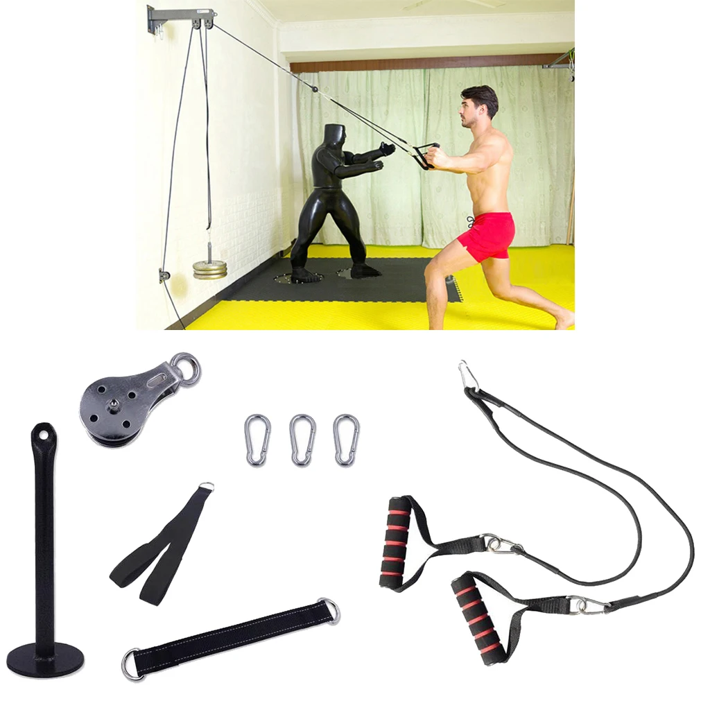 Fitness Pulley Cable Machine System Kits  LAT DIY Equipment Fittings