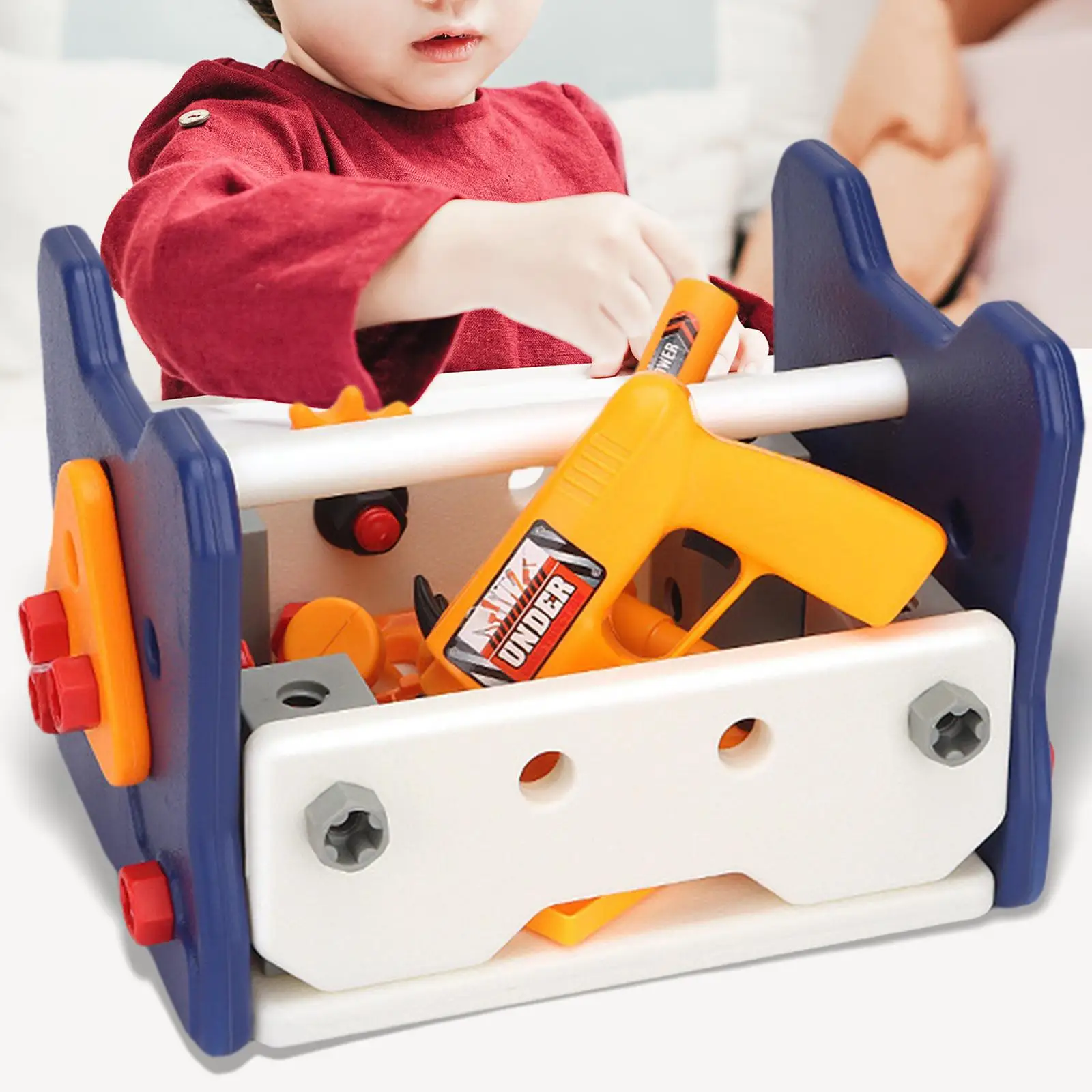 Tool Box Toy Pretend Play Develops Fine Motor Skills Gift for