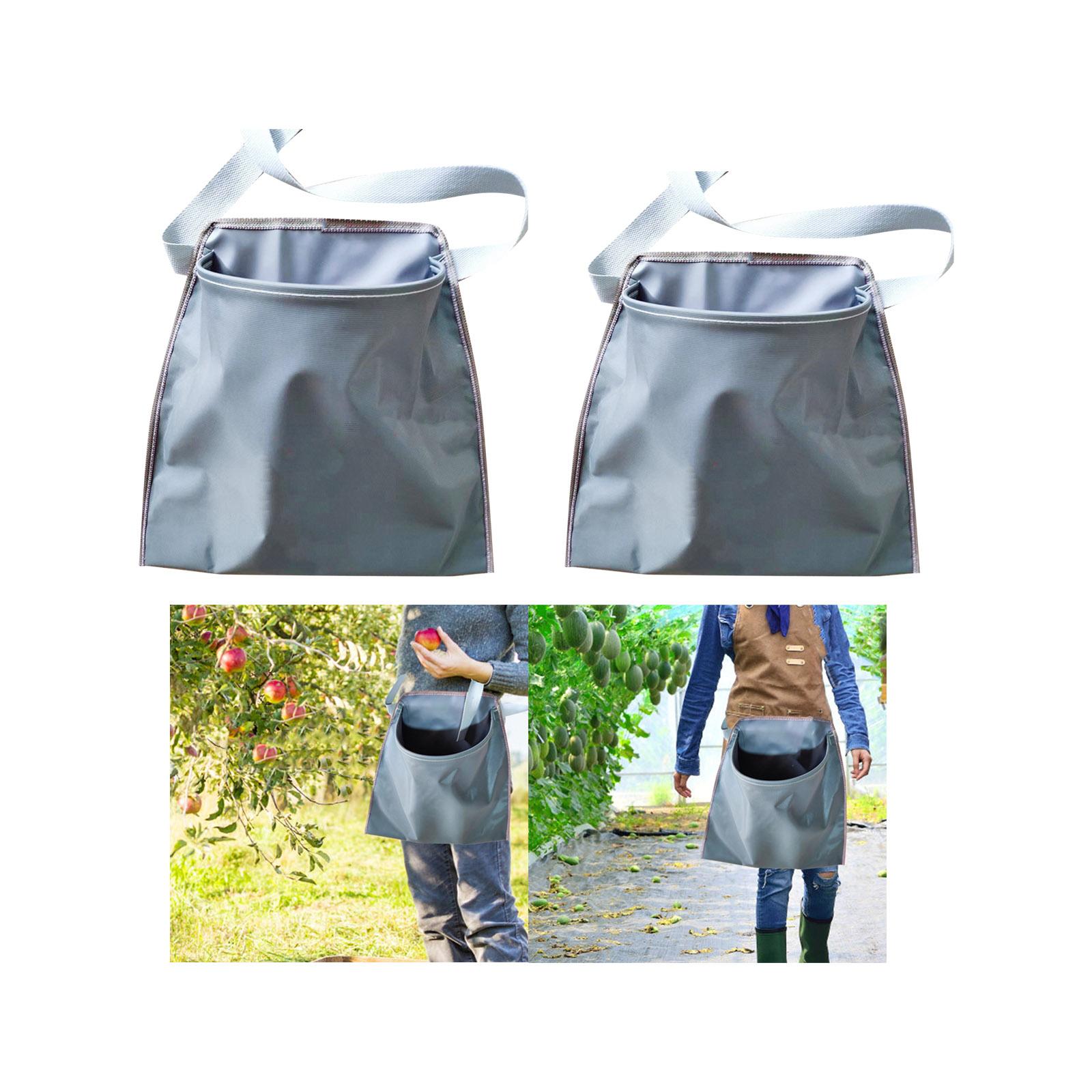 Picking Bag Garden Tool Organizer Waist Belt Fruit Storage Apron Pouch Heavy Duty for Farm Vegetable Hunting Orchard Outdoor